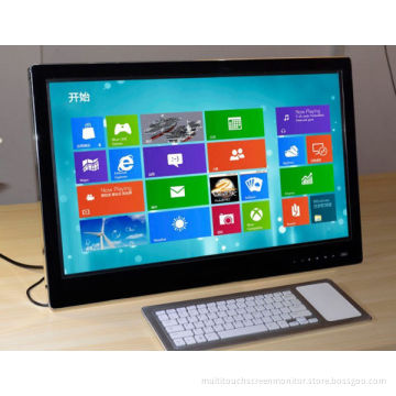 Black Touchscreen Panel Pc High Resolution Finger Touch For School / Hospital